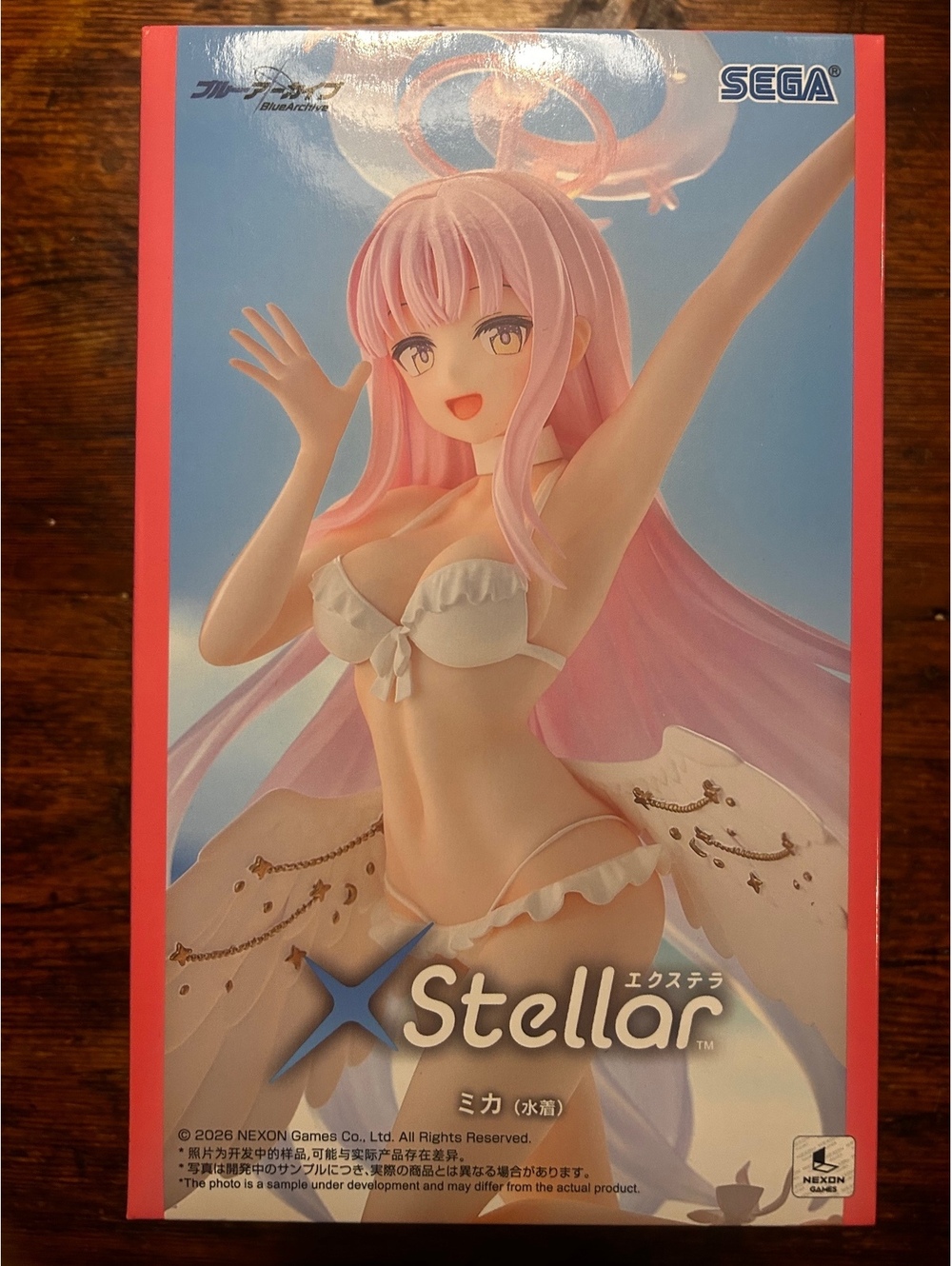 Stellar Mika Figure by SEGA - Pink Hair, White Bikini